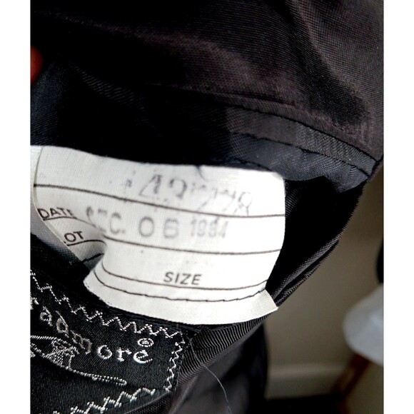 Bradmore Woolf Brothers Suit 40 Gray Pinstripes 2 Button, Trousers W36 - Picture 14 of 14